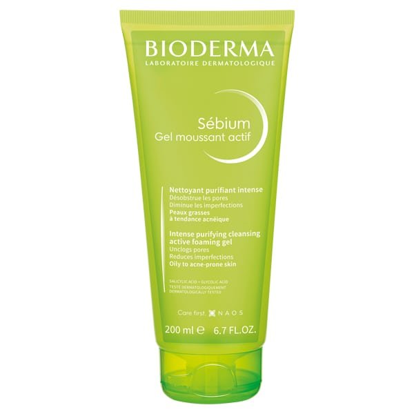 3701129803400_0 BIODERMA Sebium Gel Moussant Actif 200ML - Image 1