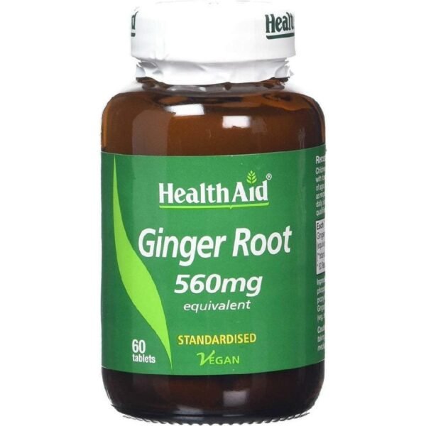 HEALTH AID Ginger Root 560 mg 60 tabs