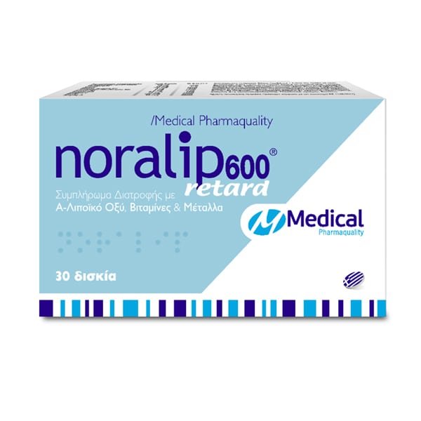 5200120390288 MEDICAL PHARMAQUALITY Noralip 600 30Tabs - Image 1