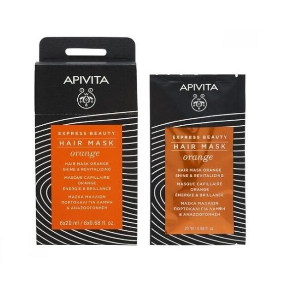 APIVITA Express Beauty Hair Mask Orange Shine And Revitalizing 20ML