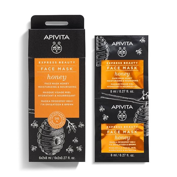 5201279088897 APIVITA Express Beauty Honey Face Mask-Μάσκα Προσώπου Με Μέλι Για Ενυδάτωση Και Θρέψη 2Χ8ML - Image 1