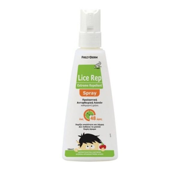 FREZYDERM Lice Rep Extreme Repellent Spray-Προληπτική Αντιφθειρικό Spray 150ml