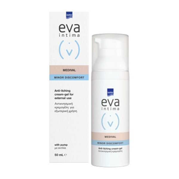 INTERMED Eva Medival-Αιδοιϊκή Αντικνησμική Κρεμογέλη 50ML