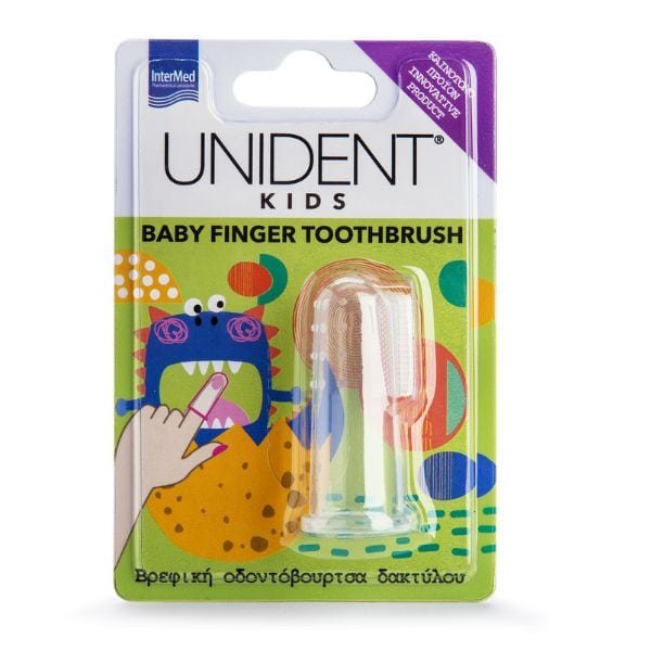 Intermed-Unident-Kids-Baby-Finger-Toothbrush-Βρεφική-Οδοντόβουρτσα-Δακτύλου-1τμχ-600x600 INTERMED Unident Kids Baby Finger Toothbrush Βρεφική Οδοντόβουρτσα Δακτύλου, 1τμχ - Image 1