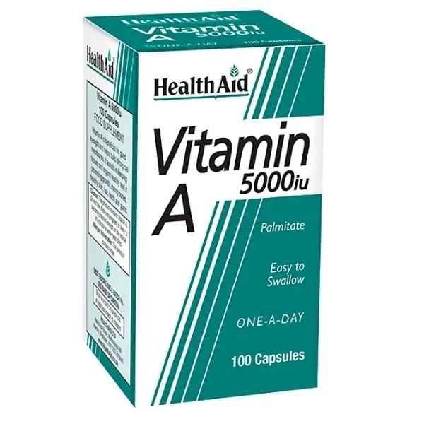 download - 2025-09-06T115440.750 HEALTH AID Vitamin A 5000 IU 100 caps - Image 1