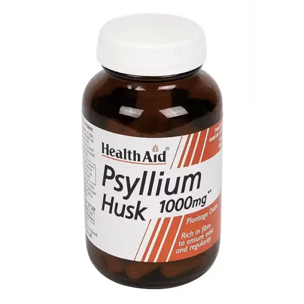 HEALTH AID Psyllium Husk 1000 mg 60 caps