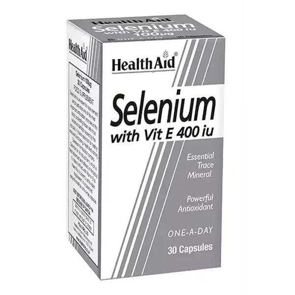 HEALTH AID Selenium 100 μg with Vitamin E 400 IU 30 caps