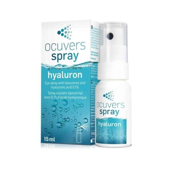 OCUVERS Spray Hyaluron - Οφθαλμικό Spray με Υαλουρονικό Οξύ για Ξηροφθαλμία 15ml