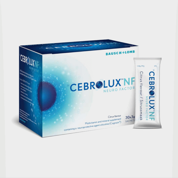 BAUSCH & LOMB Cebrolux NF NeuroFactor Συμπλήρωμα Διατροφής για την Όραση 30φακελλίσκοι