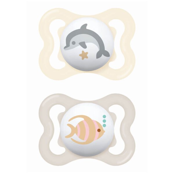 MAM  -120S– Air Ορθοδοντική Πιπίλα Σιλικόνης 2-6 Μηνών 2τμχ