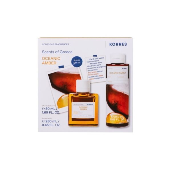 KORRES Oceanic Amber Eau de Toilette 50ML+Αφρόλουτρο 250ML