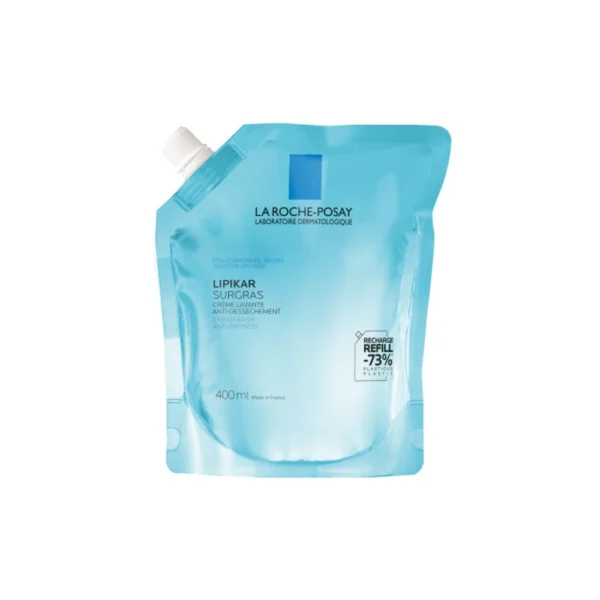 LA ROCHE POSAY Lipikar Surgras Cream Wash Refill Anti-Dryness-Καθαριστικό Προσώπου Και Σώματος 400ML
