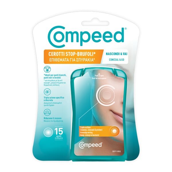 3663555005394 COMPEED Conceal & Go Επιθέματα Για Σπυράκια 15ΤΜΧ - Image 1