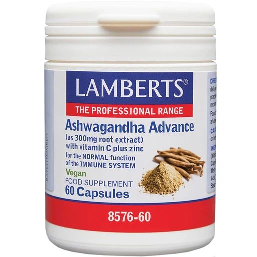 5055148415334 LAMBERTS Aswagandha Advance 6000MG 60CAPS - Image 1