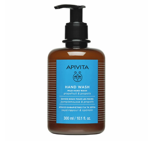 5201279084769 APIVITA Hand Wash Grapefruit And Propolis-Απαλό Καθαριστικό Για Τα Χέρια Με Γκρέιπφρουτ Και Πρόπολη 300ML - Image 1