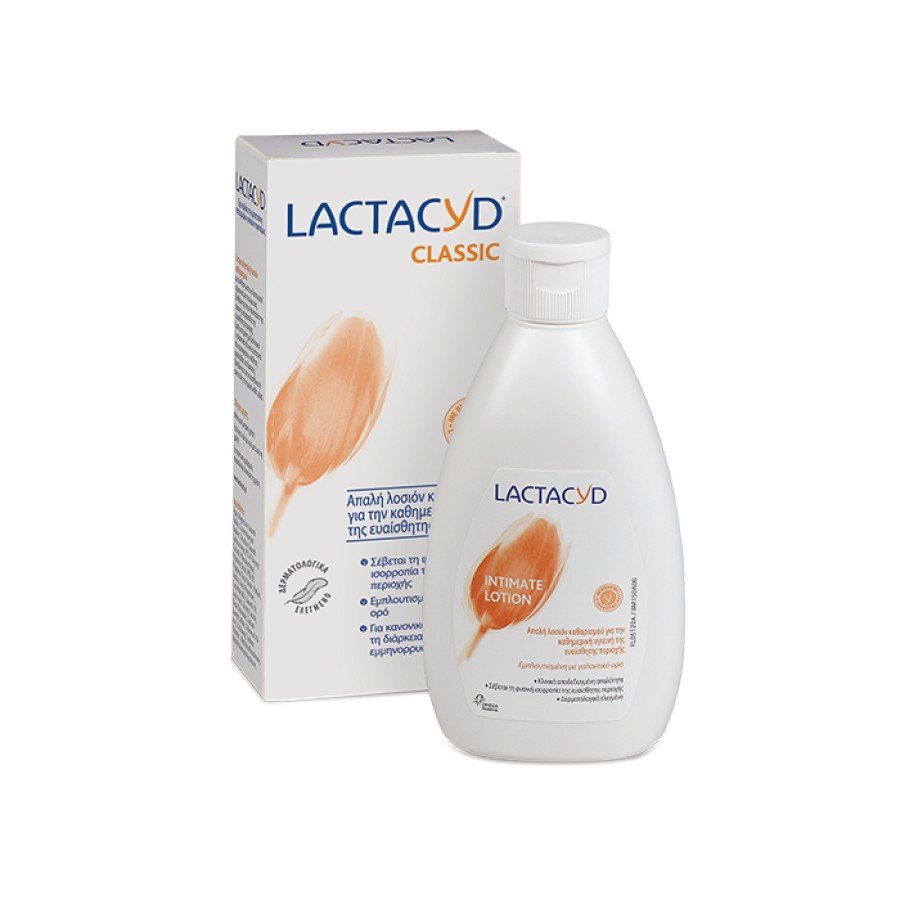 5391520942549-900x900 LACTACYD Classic Intimate Washing Lotion Καθαριστικό Ευαίσθητης Περιοχής, 300ml - Image 1