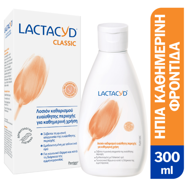 LACTACYD Classic Intimate Washing Lotion Καθαριστικό Ευαίσθητης Περιοχής, 300ml
