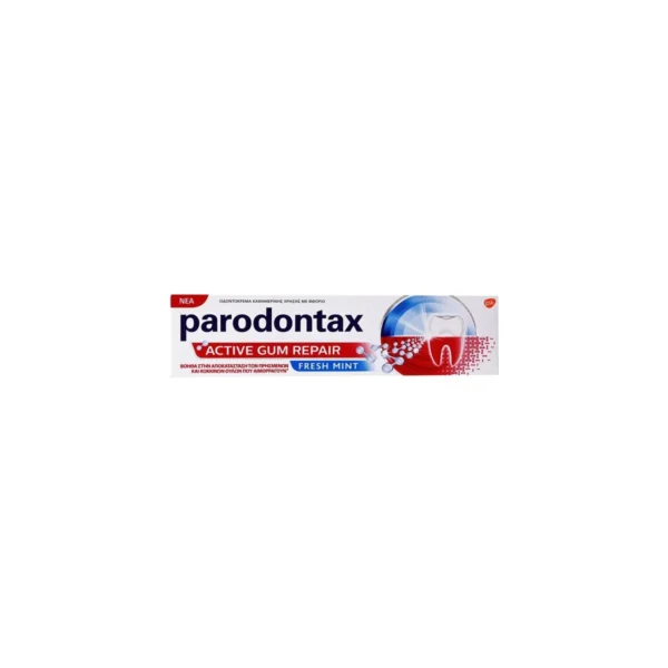 PARADONTAX Active Gum Repair Fresh Mint-Φθοριούχος Οδοντόκρεμα Για Την Προστασία Των Ούλων 75ML
