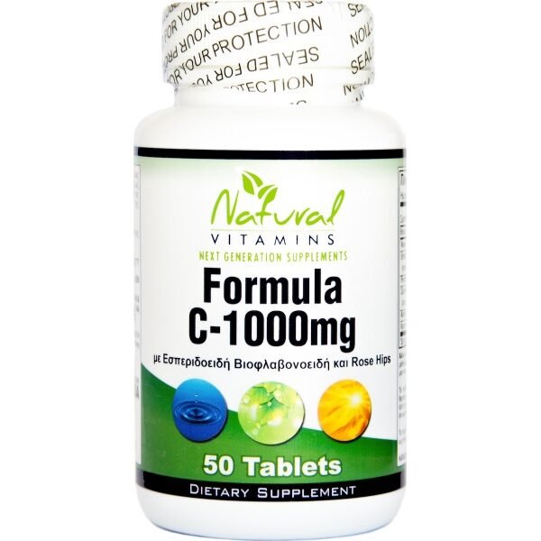 NATURAL VITAMINS Formula C-1000mg 50Tabs