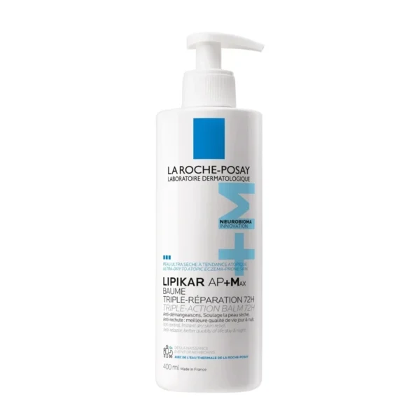 LA ROCHE POSAY  Lipikar Baume AP+Max-Μαλακτική Κρέμα Για Το Ξηρό Δέρμα Με Τάση Ατοπίας 400ML