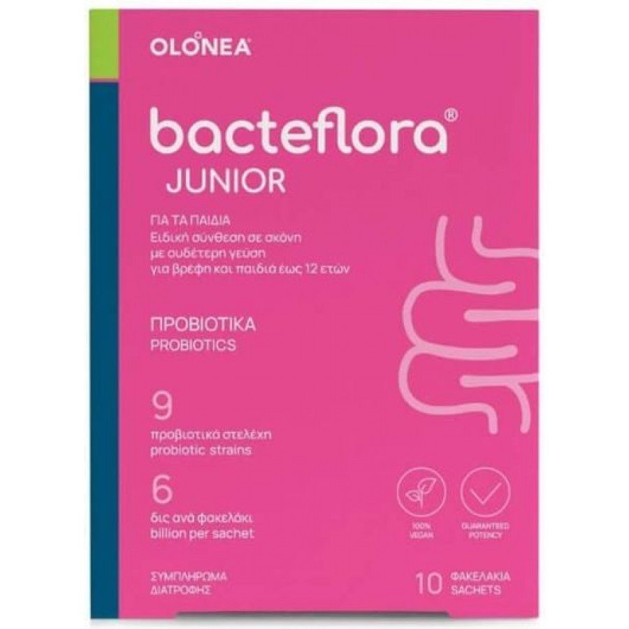 5200116280258-900x900-1 OLONEA Bacteflora Junior 10 ΦακελίσκοιX1gr - Image 1