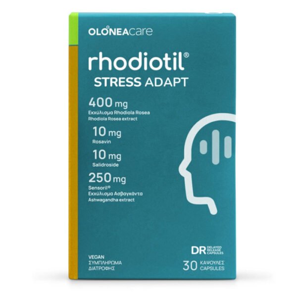 OLONEA Rhodiotil Stress Adapt-Συμπλήρωμα για το Άγχος 30 CAPS