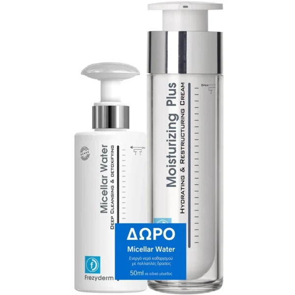 FREZYDERM Promo Moisturizing Plus Cream Age 30+50ML Kαι Δώρο Micellar Water 50ML