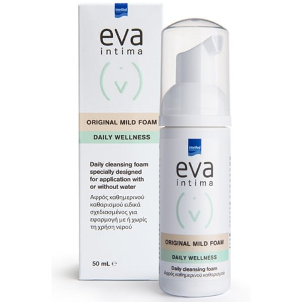 5205152020516 INTERMED Eva Intima Original Mild-Αφρός Καθαρισμού Για Την Ευαίσθητη Περιοχή 50ML - Image 1