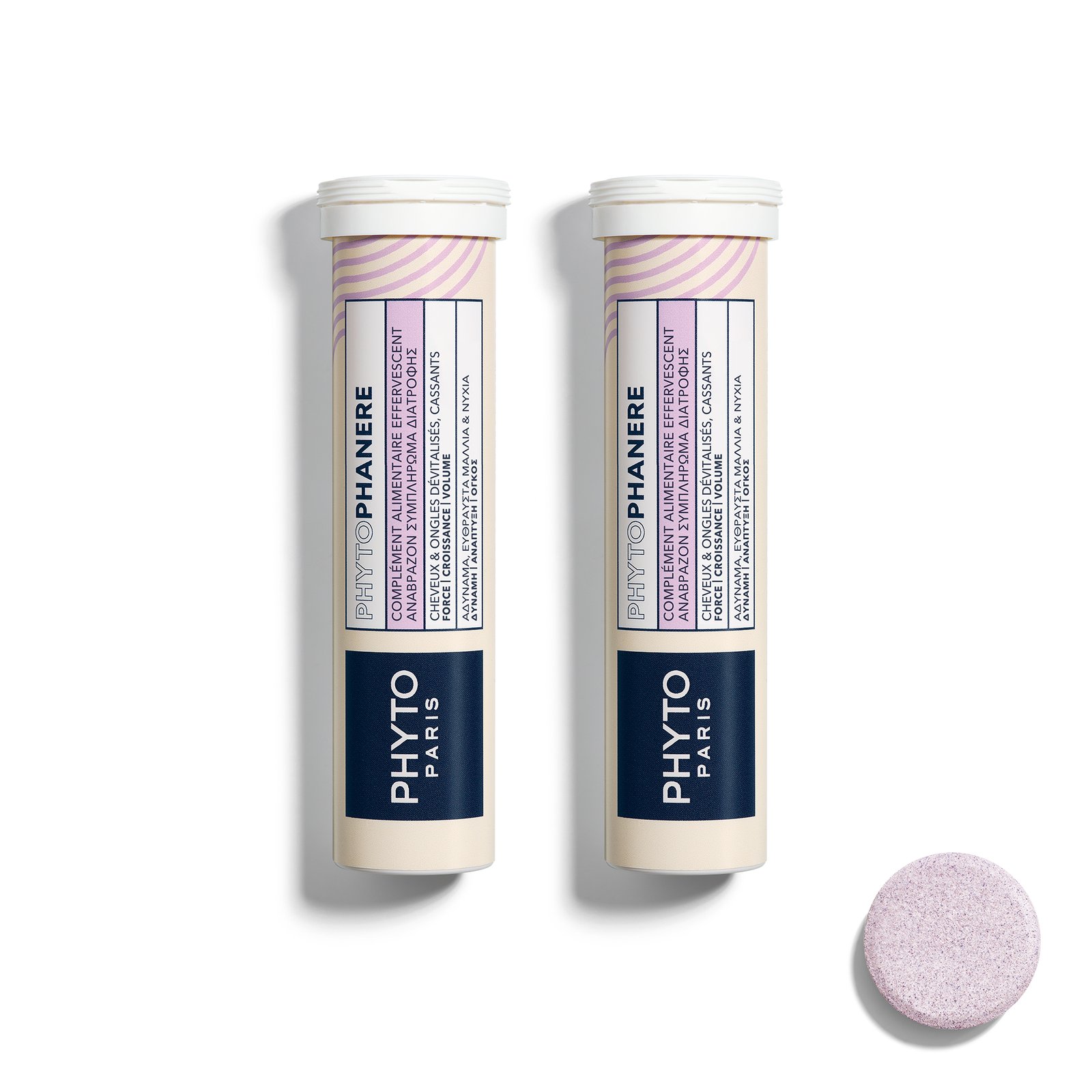 3701436939045_packshot_gr-6992f4c7941cf1053a40b9df PHYTO Phytophanere Strength-Growth-Volume -Αναβράζον Συμπλήρωμα Για Υγιή Μαλλιά Και Νύχια 2x15 Τabs - Image 1