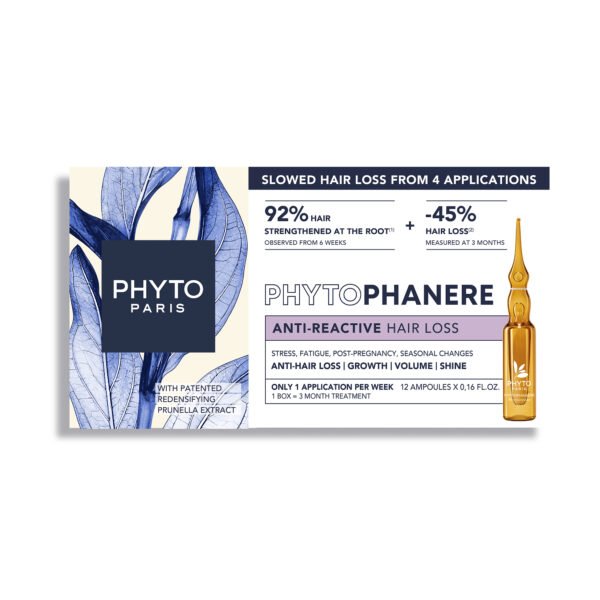 PHYTO Phytophanere Reactional Hair Loss Treatment 12Ampsx5ML