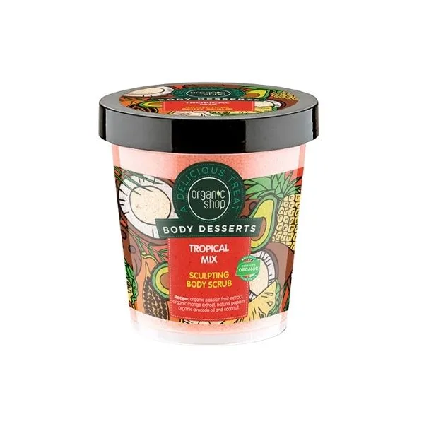 4744183012097 NATURA SIBERICA Body Desserts Tropical Mix-Απολεπιστικό Σώματος Για Σμίλευση 450ML - Image 1