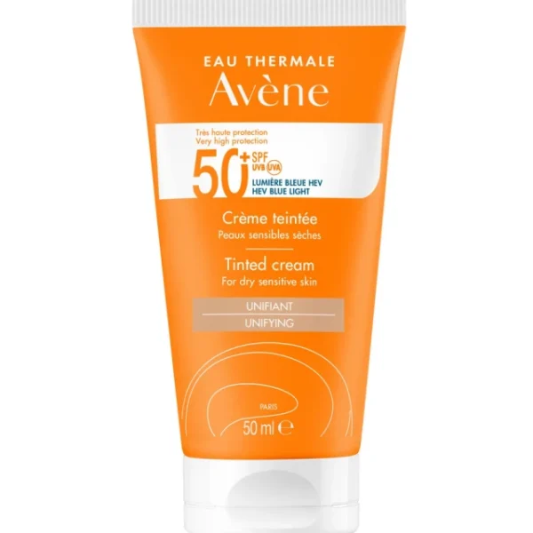 AVENE Eau Thermale Cream Tinted SPF50+ Αντηλιακή Κρέμα Προσώπου με Χρώμα 50ML
