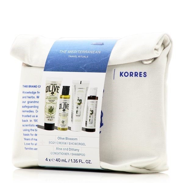 KORRES Promo The Mediterranean Travel Rituals (4x40ml) Σετ Περιποίησης Μαλλιών και Σώματος