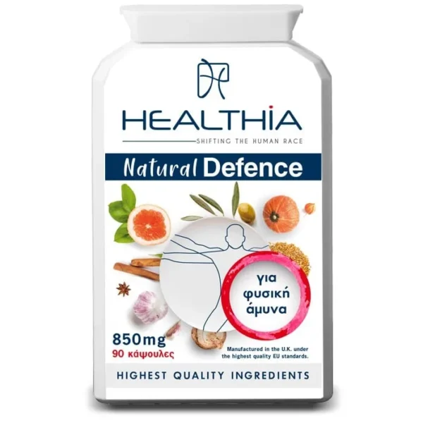 HEALTHIA Natural Defence 850MG 90 Caps