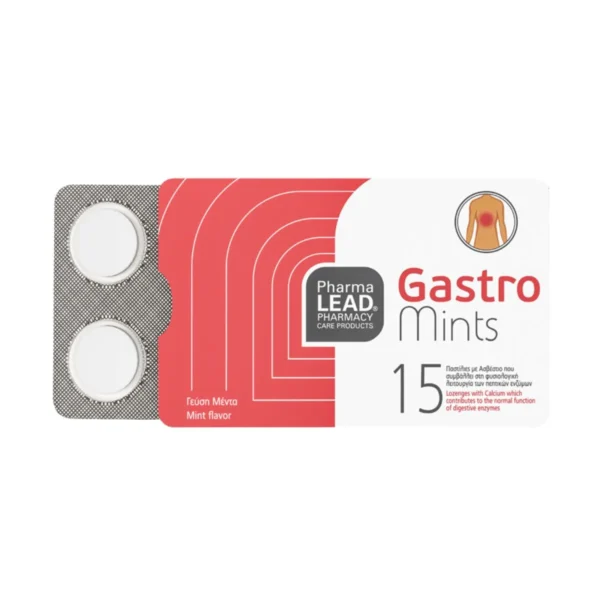 PHARMALEAD Gastro Mints 15 Παστίλιες