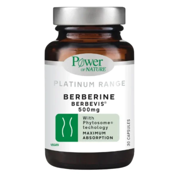POWER HEALTH Platinum Range Berberine Berbevis 500MG  30 Κάψουλες