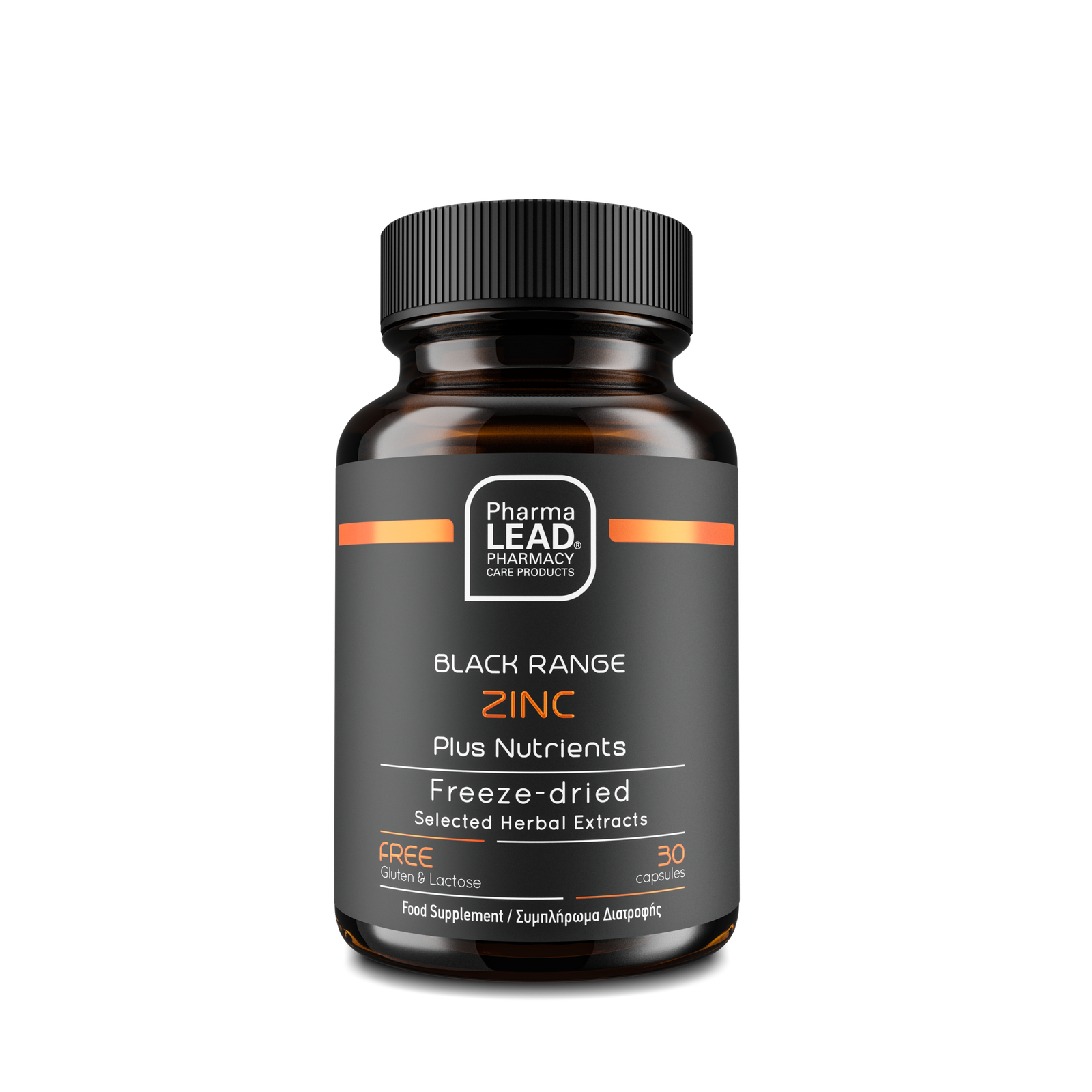 Zinc Plus Nutrients PHARMALEAD Zinc Plus Vitamin C & D3 Freeze-Dried Nutrients Fresh 30Caps - Image 1