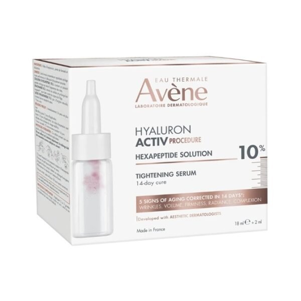 AVENE Hyaluron Activ Procedure Serum-Ορός Σύσφιξης-Διάλυμα Εξαπεπτιδίου 10% 18ML & 2ML