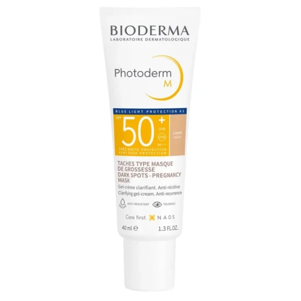 BIODERMA Photoderm Μ SPF50+ Light, Αντηλιακή Κρέμα Με Χρώμα Για Δέρμα Με Υπερμελάγχρωση 40ML
