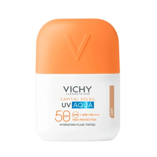 VICHY Capital Soleil UV-AQUA Λεπτόρρευστο Ενυδατικό Αντηλιακό Προσώπου Με Χρώμα SPF50 50ML