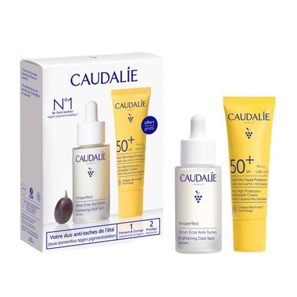 CAUDALIE Promo Vinoperfect Brightening Serum 30ML And Vinosun SPF50  Fluid 20ML