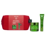 APIVITA Bee Radiant Promo Pack με Κρέμα Ελαφριάς Υφής για Σημάδια Γήρανσης & Ξεκούραστη Όψη 50ML & Δώρο Κρέμα Ματιών για Σημάδια Γήρανσης & Ξεκούραστη Όψη 15ML & Νεσεσέρ 1τεμ, 1σετ