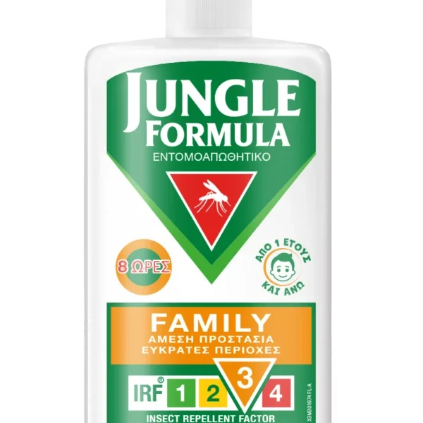JUNGLE Formula Family Εντομοαπωθητικό Σπρέι 100ML