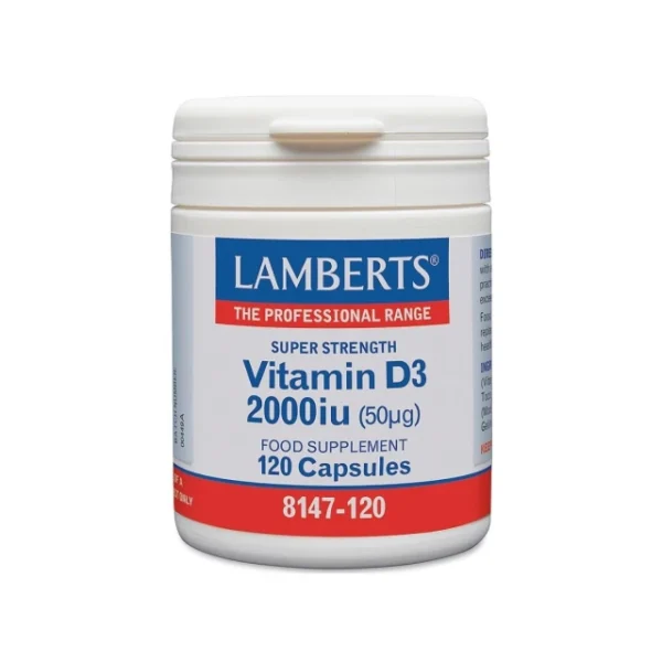 LAMBERTS  D3 2000iu (50mg) 120Caps