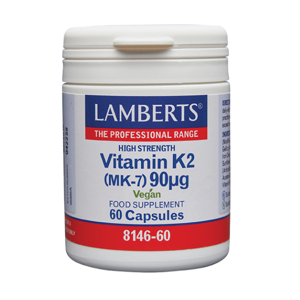 5055148411404 LAMBERTS Vitamin K2 90mg, 60Caps - Image 1