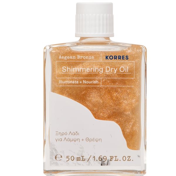 5203069139536_1 KORRES Aegean Bronze Shimmering Dry Oil Ξηρό Λάδι με Λάμψη για Πρόσωπο, Μαλλιά & Σώμα 50ML - Image 1