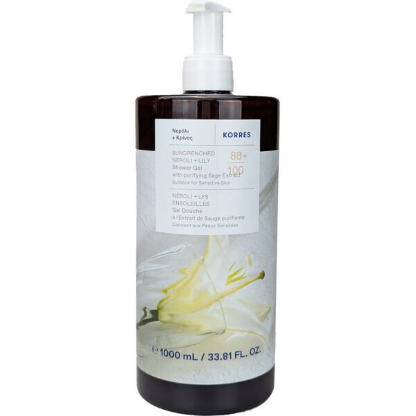 KORRES With Purifying Sage Extract Neroli & Lily Αφρόλουτρο σε Gel 1L