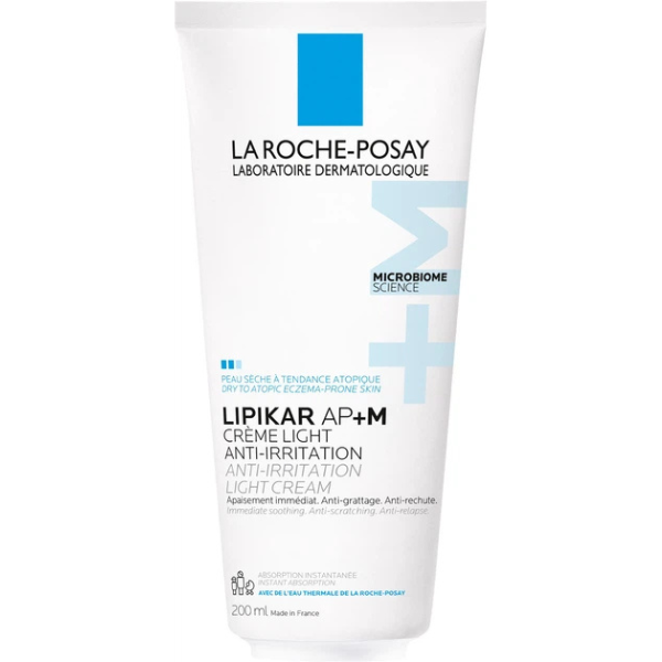 3337875930307_1 LA ROCHE POSAY Lipikar AP+M Light Cream Ελαφριά Μαλακτική Κρέμα για Ξηρό Δέρμα με Τάση Ατοπίας 200ML - Image 1