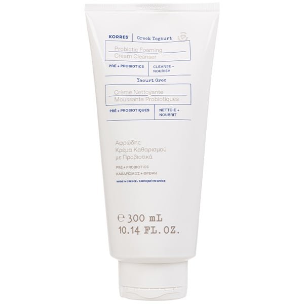 5203069138706_1 KORRES Greek Yoghurt Probiotic Foaming Cream Cleanser-Αφρώδης Κρέμα Καθαρισμού Με Προβιοτικά 300ML - Image 1