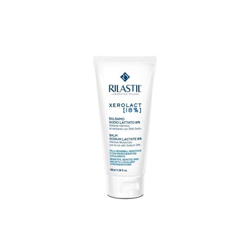 8033224818733 RILASTIL Xerolact Balm Sodium Lactate 18% Βάλσαμο σώματος για τη Ξηροδερμία & την τοπική Υπερκεράτωση, 100ML - Image 1